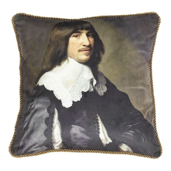 Klassiek Fluwelen Kussen Man met Kraag (45 x 45 cm)