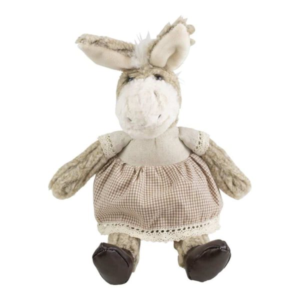 Knuffel Ezel Meisje Beige (25 cm)