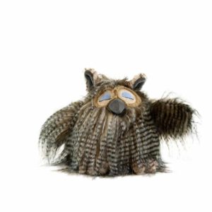 Knuffel Uil Langhaar (25 cm)