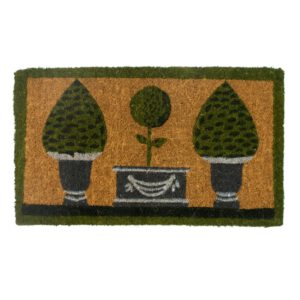 Kokosmat Handgeweven 3 Topiary (75 x 45 cm)