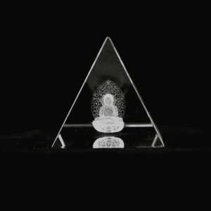 Kristal Laser Boeddha in Piramide