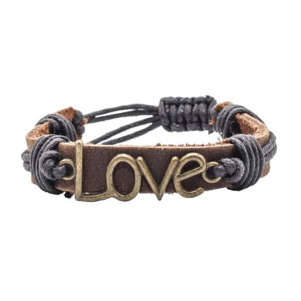 Leren Armband "Love"