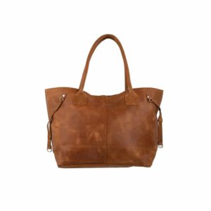 Leren Handtas Cognac (50 x 30 cm)