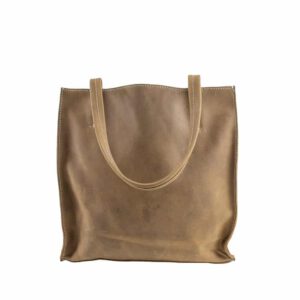 Leren Schoudertas Vintage Bruin (32 x 30 cm)