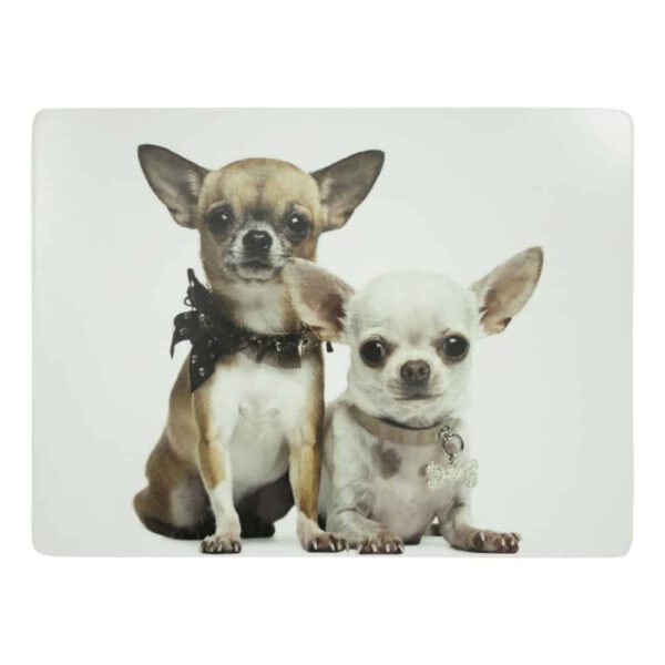 Luxe Placemats Chihuahua&apos;s (Set van 4)