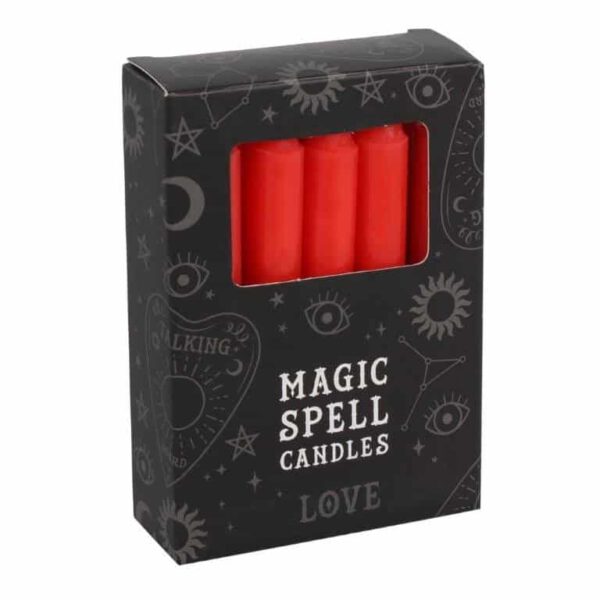 Magic Spell Kaarsen Liefde (Rood - 12 stuks)