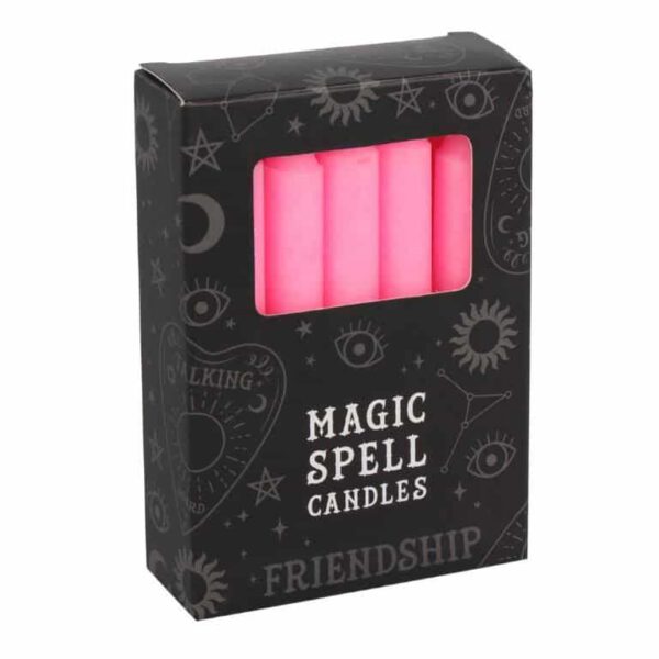 Magic Spell Kaarsen Vriendschap (Roze - 12 stuks)