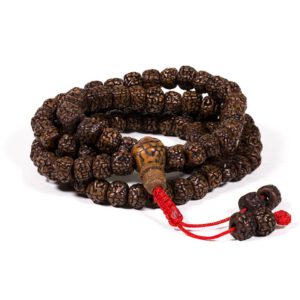 Mala gepolijste Rudraksha 108 Kralen