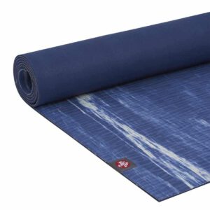 Manduka EKO Yogamat Rubber Blauw 5 mm - Rain Check - 180 x 66 cm