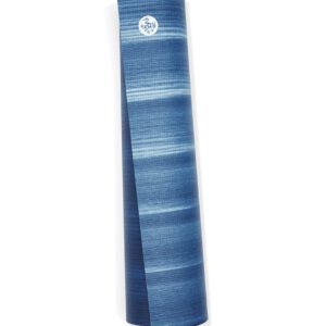 Manduka PRO Yogamat PVC Sea Foam Color Fields - 6 mm – Blauw – 180 x