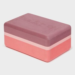 Manduka UpHold Yoga Blok EVA-Schuim Clay Rechthoekig – Roze-Rood - 23