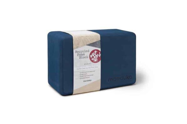 Manduka UpHold Yoga Blok EVA-Schuim Donkerblauw Rechthoekig - 23 x 15