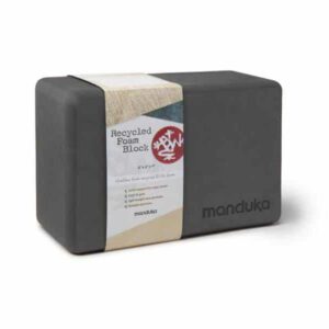 Manduka UpHold Yoga Blok EVA-Schuim Grijs Rechthoekig - 23 x 15 x 10