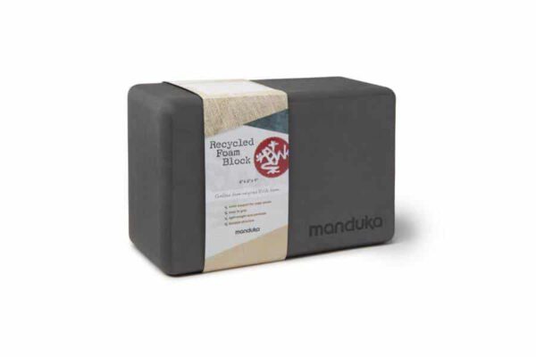 Manduka UpHold Yoga Blok EVA-Schuim Grijs Rechthoekig - 23 x 15 x 10