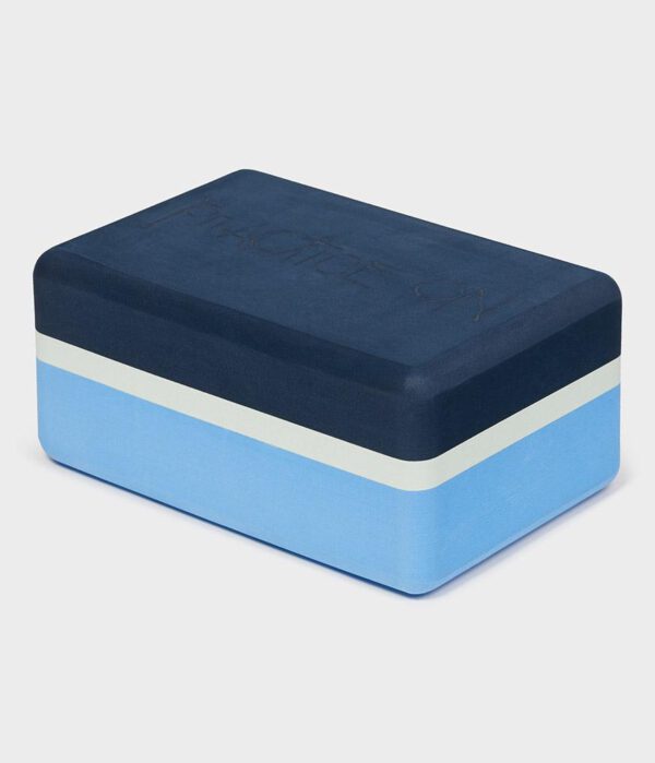 Manduka UpHold Yoga Blok EVA-Schuim Surf Rechthoekig – Blauw - 23 x 15