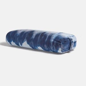 Manduka Yoga Bolster Blauw Rechthoekig - Handgeverfd - 67 x 15 x 30 cm