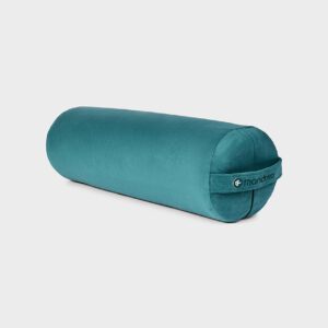 Manduka Yoga Bolster Deep Sea Rond Katoen – (Effen - Groen) – 69 x 23