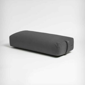 Manduka Yoga Bolster Grijs Rechthoekig Katoen - Effen - 67 x 15 x 30