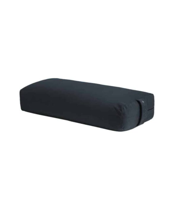 Manduka Yoga Bolster Midnight - Blauw - Rechthoekig Katoen - Effen -