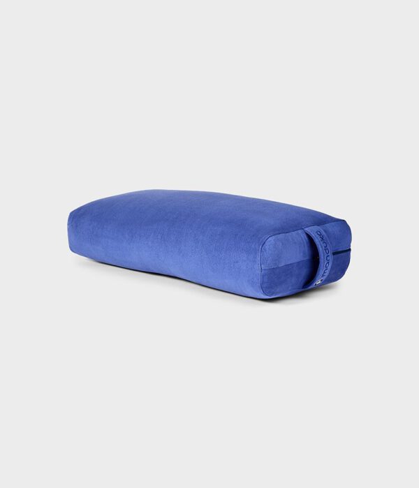 Manduka Yoga Bolster Surf Rechthoekig Katoen – (Effen - Blauw) – 71 x