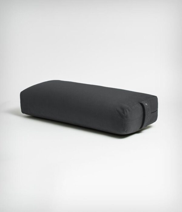 Manduka Yoga Bolster Zwart Rechthoekig Katoen - Effen - 73 x 18 x 8 cm