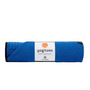 Manduka Yogitoes Skidless Yoga Handdoek – Be Bold Blue