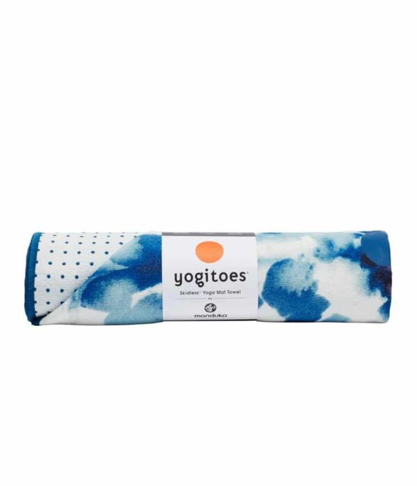 Manduka Yogitoes Skidless Yoga Handdoek – Double Dye Blue