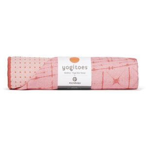 Manduka Yogitoes Skidless Yoga Handdoek – Star Dye Coral - Roze - 173