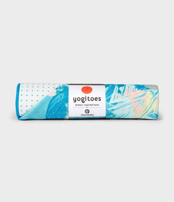 Manduka Yogitoes Skidless Yoga Handdoek – Tropics Blue