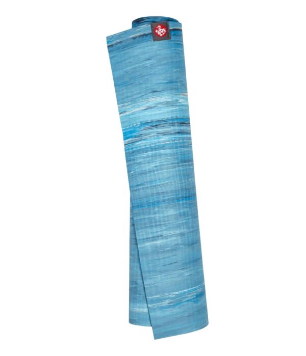 Manduka eKO Lite Yogamat Rubber Blauw 4 mm - Dresden blue marbled -