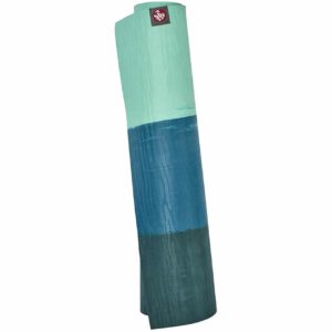 Manduka eKO Lite Yogamat Rubber Blauw 4 mm - Strive 3 Striped - 180 x