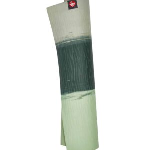 Manduka eKO Lite Yogamat Rubber Groen 4 mm - Ash Striped - 180 x 61 cm