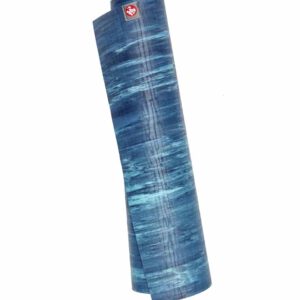 Manduka eKO Yogamat Rubber Blauw 6 mm - Pacific Marbled - 180 x 61 cm