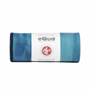 Manduka eQua Handdoek - Pacific Blue HD (Klein)