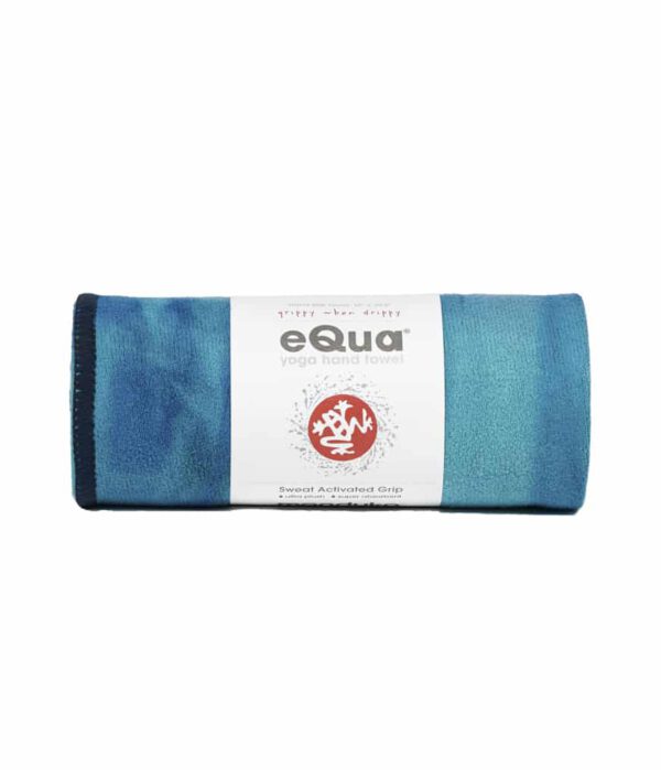 Manduka eQua Handdoek - Pacific Blue HD (Klein)