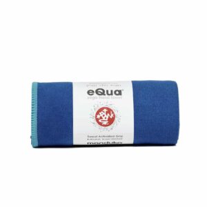 Manduka eQua Handdoek - Pacific Blue (klein)