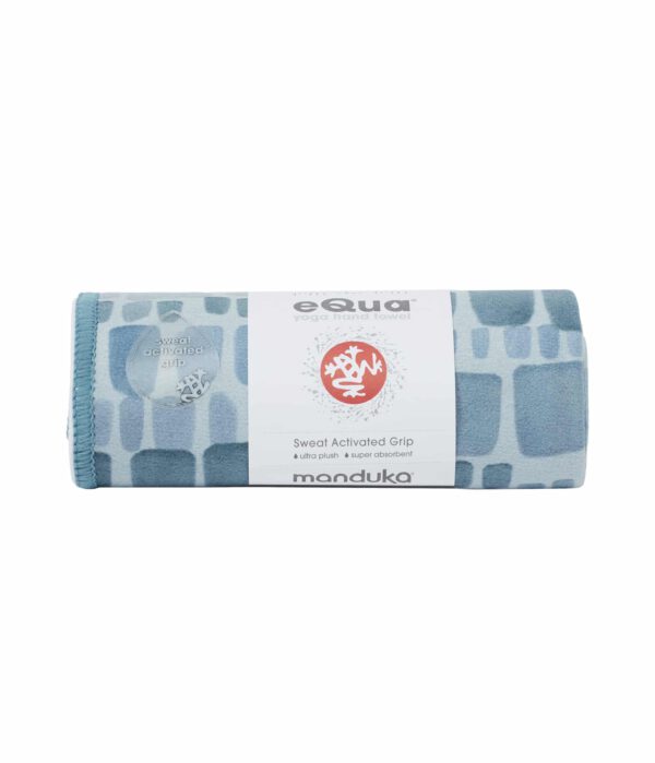 Manduka eQua Handdoek -  Patina Squares (Klein)