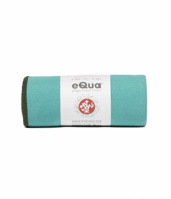 Manduka eQua Handdoek - Tasmanian Blue (Klein)