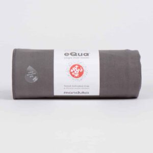 Manduka eQua Yoga Handdoek - Thunder (Klein)