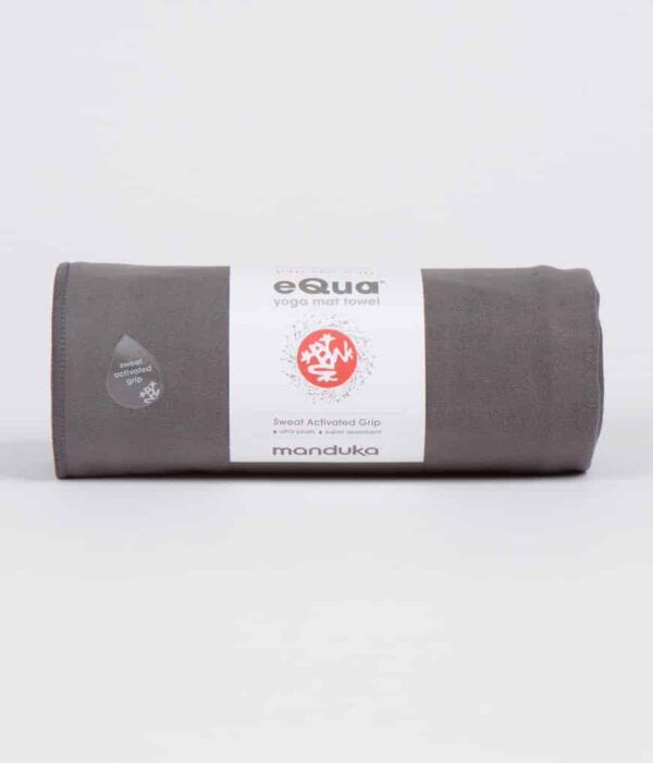 Manduka eQua Yoga Handdoek - Thunder (Klein)