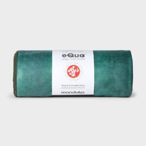 Manduka eQua Yogamat Handdoek - Camo Green TD