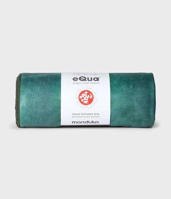 Manduka eQua Yogamat Handdoek - Camo Green TD