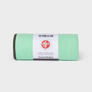 Manduka eQua Yogamat Handdoek - Green Ash