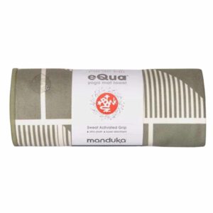 Manduka eQua Yogamat Handdoek - Handloom Gray