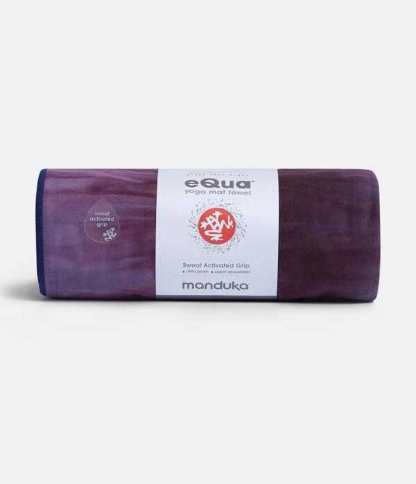 Manduka eQua Yogamat Handdoek - Indulge - Handgeverfd