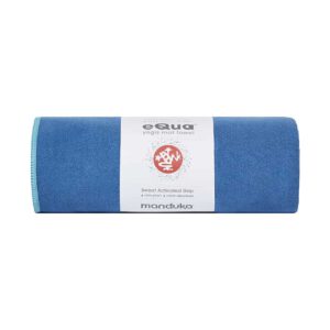 Manduka eQua Yogamat Handdoek - Pacific Blue