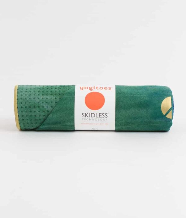 Manduka yogitoes BIG Size SKIDLESS Handdoek - Peacock