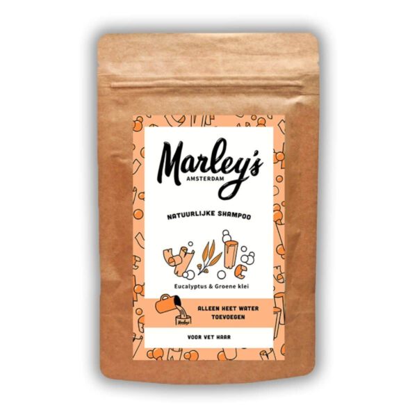 Marley&apos;s Amsterdam Shampoovlokken – Eucalyptus & Groene Klei