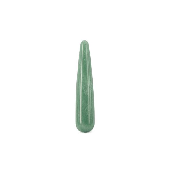 Massage Griffel Groene Aventurijn - 10 x 2 cm