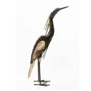 Metalen Beeld van een Reiger (Small)